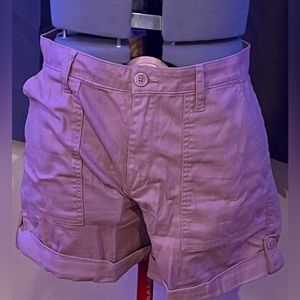 JONES NEW YORK Pink Utility Short/Cargo Shorts/